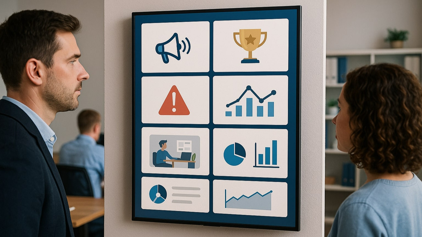 How Digital Signage Can Improve Internal Communication in Companies